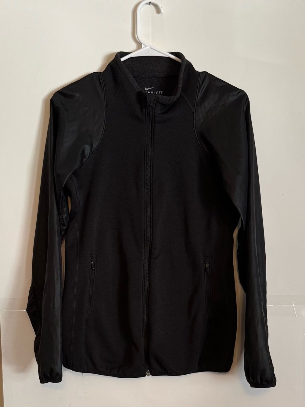 Nike Black Full-Zip Windbreaker Jacket